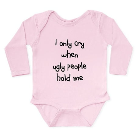 

CafePress - Onlycryblack - Long Sleeve Infant Bodysuit