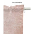 thumbnail image 5 of Modern Abstract Floral Linen Curtain Valance for Bedroom/Bathroom/Kitchen/Office/Living/Dining Room Window,Gradual Pink Shabby Flower Rod Pocket Topper Decorative Cafe Drapes Panel 54"x18", 5 of 6