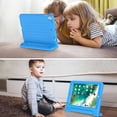 thumbnail image 3 of SUPNICE Kids Case with Screen Protector for iPad 9.7 Inch 2018/2017, Shockproof Convertible Handle Stand Kids Case for iPad 9.7 2017/2018 (iPad 5th and 6th Generation),iPad Air 2,Blue, 3 of 9