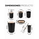 thumbnail image 5 of Accesorios XTELLAR De Baño 6 Piezas De Bambú De Lujo Wc Color Negro, 5 of 5