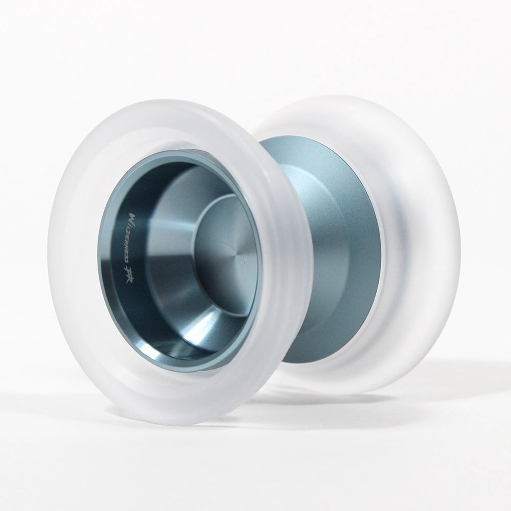 W1LD (Worldwide 1nnovative Leading Design) Wilderness PR Yo-Yo - 6061 Aluminum Yo-Yo with PC Rims (Blue w/Clear PC Rims)