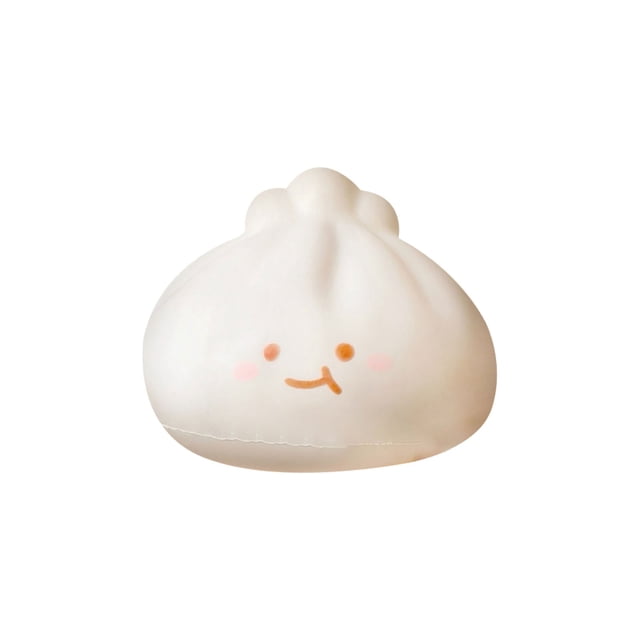 Squishy Toys Dumpling Squishy Squishies Soft Skin Feel Three Dice Bun Toy Slow Stress Toy Decompression Sensory Squishy Anti Stress Relaxation Gadget