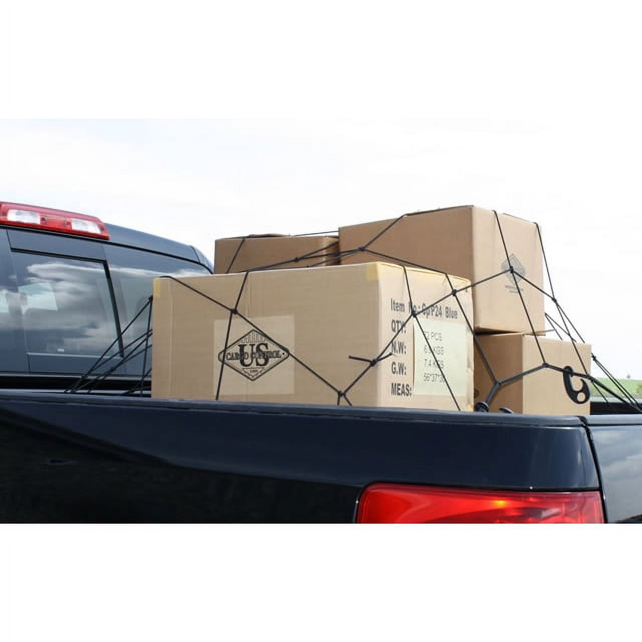 36" x 48" Bungee Cargo Net with 12 Hooks - 2 Pack