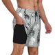 thumbnail image 2 of Fotbe African Animals Traje de Baño para Hombre – Shorts de Natación de Secado Rápido con Forro y Bolsillos-XX-Large, 2 of 6