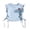 Blue, variant on Toddler Girls' Crop Top Ruffle Sleeve Shirt Solid Color Tops Size Drawstring Casual Summer T-Shirt 1T-10T Pink 9-10 Years