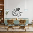 thumbnail image 3 of Cute Baby Elephant Drawing Elephant Wings Flying Animal Pattern Decoration Design Vinyl Wall Art Wall Sticker Wall Decal Home Kids Room Study Room Boys Girls Wall Decor Design Size (24x40 inch), 3 of 3