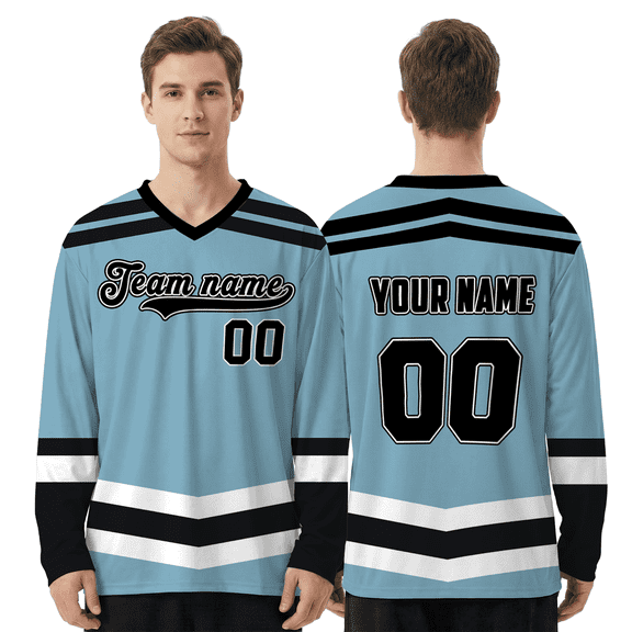 Ice Hockey Athletic Jersey Shirt for Men and Women