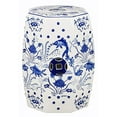 thumbnail image 3 of Safavieh Cloud 9 Chinoiserie Ceramic Garden Stool, 3 of 3
