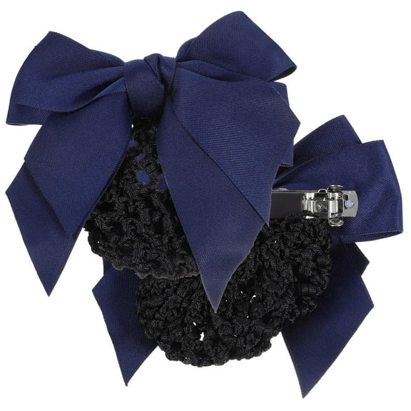 GAXIRE 2Pcs Bowknot Bun Barrette for Women Hair Management and Professional Use