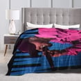 thumbnail image 3 of Flannel Blanket Bryson Rapper Tiller Throws Blankets Super Soft Fleece Air Conditioning Blankets for All Season 80"x60", 3 of 9