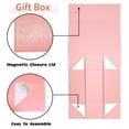 thumbnail image 4 of Caja de regalo YINUOYOUJIA 35x23x11 cm con tapa magnética rosa, 4 of 7