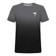 thumbnail image 3 of Camisas de Manga Larga para Hombres Imprimir Casual Cuello Redondo Blusa de Manga Corta, Camisas de Lino para Hombres, 3 of 8