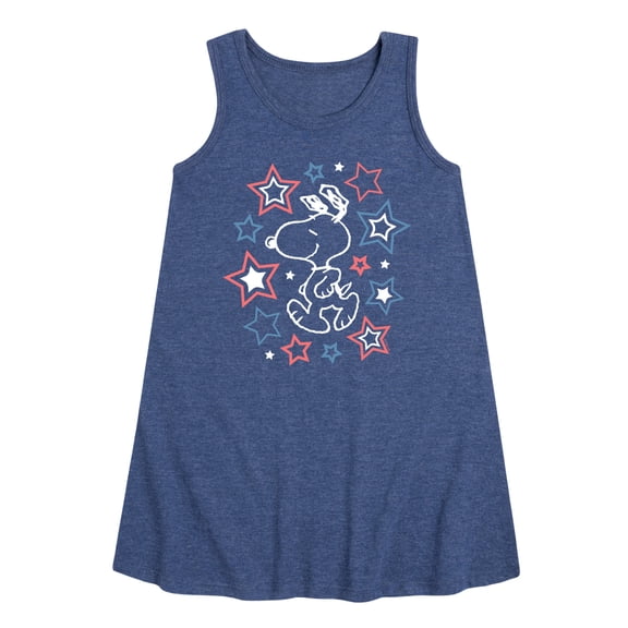 Peanuts - Snoopy Stars - Toddler & Youth Girls A-line Dress