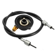LIZEALUCKY 12mm Speedometer Drive Gear with Cable Scooter Speedometer Drive Gear Tachometer Roller for GY6 50cc 150cc Scooter Parts