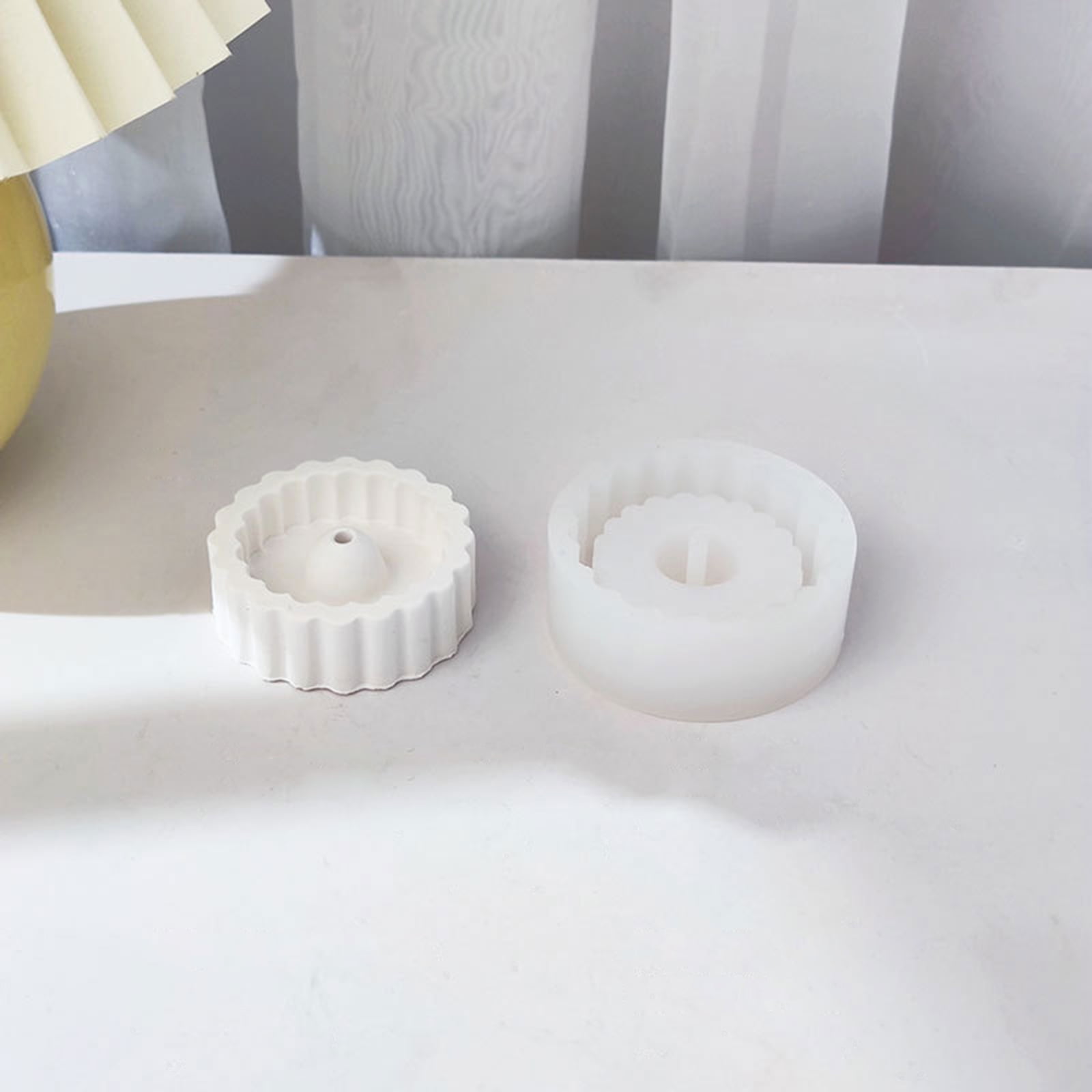 Candlestick Resin Mold Flower Epoxy Casting Silicone Molds for Holder Home Table Decorations