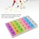 thumbnail image 4 of Organizador semanal de tabletas ANGGREK Organizador de medicamentos de 7 días 28 compartimentos plástico duradero, 4 of 8