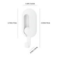 thumbnail image 2 of RKSTN Wall hook Wall-mounted And Hook With 360 Degree Rotation Vientiane Hook Foldable Small Adhesive Hook 2PCS, 2 of 7