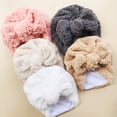 thumbnail image 2 of Baby Hat Solid Color Thicken Cute Lightweight Kid Bonnet for Daily Wear, 2 of 10