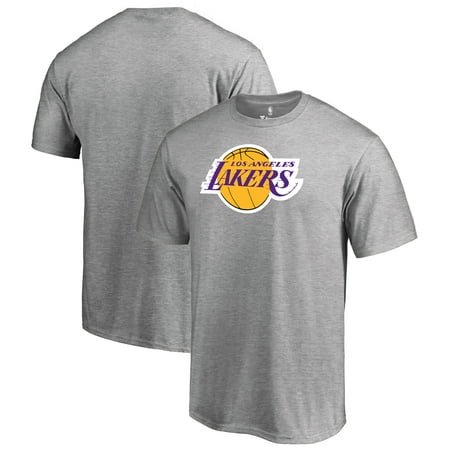 Los Angeles Lakers Fanatics Branded Big & Tall Primary Logo T-Shirt - Heathered