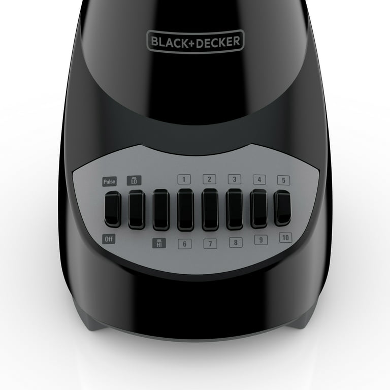 BLACK+DECKER 6-Cup 10-Speed Blender, Black, BL2010BPA 