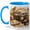 Blue, variant on Vintage Camera Coffee Mug, Floral Bird Photography Mug, Retro Camera Ceramic Mug, Photographer Gift, Cottagecore Photo Lover Cup, 11 oz