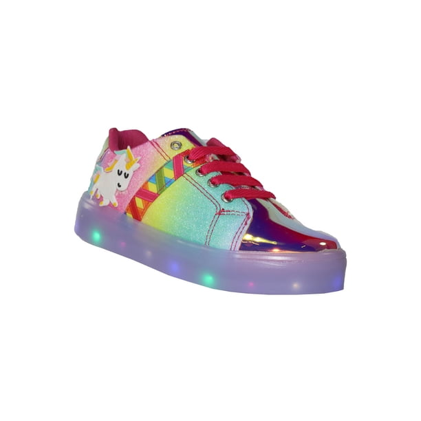 LEON TENIS LUCES POLIPIEL NIÑA MULTICOLOR ORO ROSADO ROSA 6001 LEON 6001p