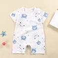 thumbnail image 2 of Akiihool Baby Girl Bodysuit Baby Girls Custom Newborn Infant Bodysuit with Name Customized Coming Home Outfit Shower Gift (Blue,18-24 Months), 2 of 4
