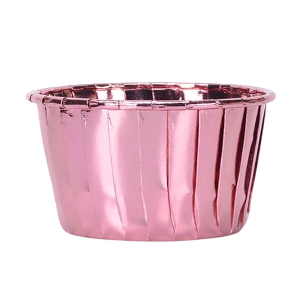 Revestimiento para cupcakes Toystoory 50 piezas Papel Impermeable Oro rosa