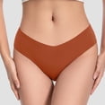 thumbnail image 2 of GDREDA Women's Underwear Women's Large Size Women's Underwear Pants Sticking Ding Pants Women's Menstrual High Flow Recovery Triangle Underwear Orange,L, 2 of 5