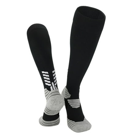 DNAKEN (3 Pairs) baseball socks softball socks grip socks soccer compression socks men for Youth & Adult kids toddler soccer socksNon -slip high tube thick towel bottom long tube sports socks