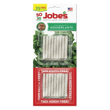 Jobes 5001T Houseplant Plant Food Spikes 13-4-5,