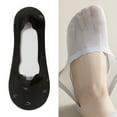 thumbnail image 2 of Invisible Ice Silk Breathable Socks,Thin Low Cut Liner Socks Lightweight Nonslip Cotton Not Show Socks for Womens Girls, 2 of 9