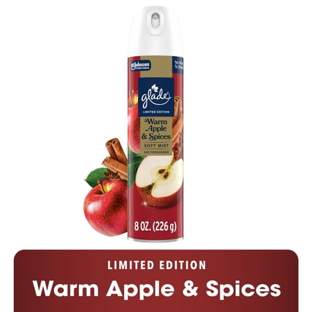 Glade® Odor Fighting Soft Mist Air Freshener Room Spray Warm Apple & Spices 8.0oz. 1 Count