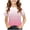 Pink, variant on CQONEPT Girls Short Sleeved Shirts Color Block Crewneck Tunic Tops Summer Fashion Soft Basics Top Tee Hot Pink 5 Years