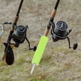 thumbnail image 4 of Fishing Rod Holder Durable Plastic Stand for Ground Use Light Green Suitable for Most Fishing Rods 1Pc, 4 of 9