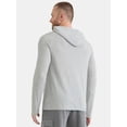 thumbnail image 3 of Athletic Works Men's Tri Blend T-Shirt Hoodie with Long Sleeves, Sizes S-3XL, 3 of 5