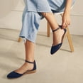 thumbnail image 3 of Montroig Canvas Espadrille Flats - Navy Blue / 7, 3 of 6