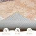 thumbnail image 7 of Ultrug Abstract Area Rug Soft Rugs Non-Slip Indoor Carpet for Bedroom Living Room Home Decor,5'x8',Orange, 7 of 7
