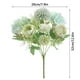 thumbnail image 2 of Flores De Peonía Artificiales, Ramo De Seda, Centros De Mesa Para Bodas, Decoración Para La Fiesta Nupcial, Decoración Para El Hogar Y Eventos, 2 of 5