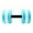 Blue, variant on Aquatic Dumbbell Aquatic Exercise Dumbbells Water Dumbells Swimming Barbell Orange