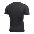 thumbnail image 2 of AMERTEER Men Compression T-Shirts Quick Drying Basketball Running Short Sleeve Sports Tight Base Layer Black L, 2 of 10