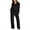 Black, variant on YHAJDS Women Casual Outfit Set,Sweat Suit Sets Women 2 Piece Outfits 2 Piece Sets for Women Solid Color Long Sleeve Sweatshirt with Sweatpants Casual Comfortable Womens Sets