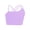 Purple, variant on Kids Girls Sports Bra Training Bra Asymmetrical Spaghetti Straps Open Back Sport Crop Cami Purple 10