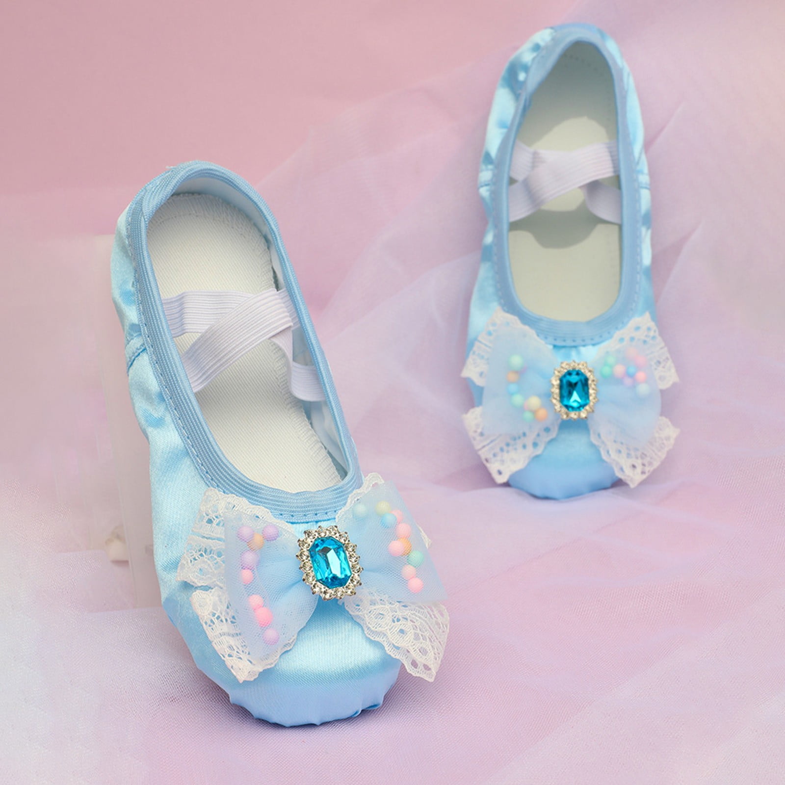 Pink Sparkle Tap Shoes Pink Peach Glitter Dance Greek Sandal