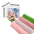 thumbnail image 5 of Pipe Cleaners Craft Kit with 400 Assorted Color Chenille Stems | Includes Floral Wire, Stamen, Glue Sticks & Ribbon for DIY Flower Bouquets | Kids & Adult Art Project Supplies, 5 of 5