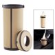 thumbnail image 3 of Bearachild Universal Cylinder Box Tube Accessories Interior Auto Almacenamiento y organización del hogar Beige Diámetro 6.7 cm., 3 of 6