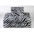 thumbnail image 4 of Hotel Luxury 500-TC Egyptian Cotton Queen Size 4-PCs Sheet Set Fits Upto 7-9" Deep Pocket (Zebra Print), 4 of 4