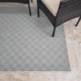 thumbnail image 2 of Koeckritz Rugs Dove Checkerboard ECO-Friendly DuraKnit Indoor/Outdoor Area Rug, 7'x7', 2 of 6