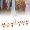 thumbnail image 1 of Tendedero con pinzas, tendedero de plástico con pinzas para calcetines, tendedero con pinzas para calcetines, fiabilidad excepcional, 1 of 12
