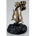 thumbnail image 6 of REGVO - Shiva Damru Om Symbol Idol Decorative Black Statue Trishul Hindu Religious Home Decor Spiritual Sculpture Puja Room Showpiece Gift, 6 of 6